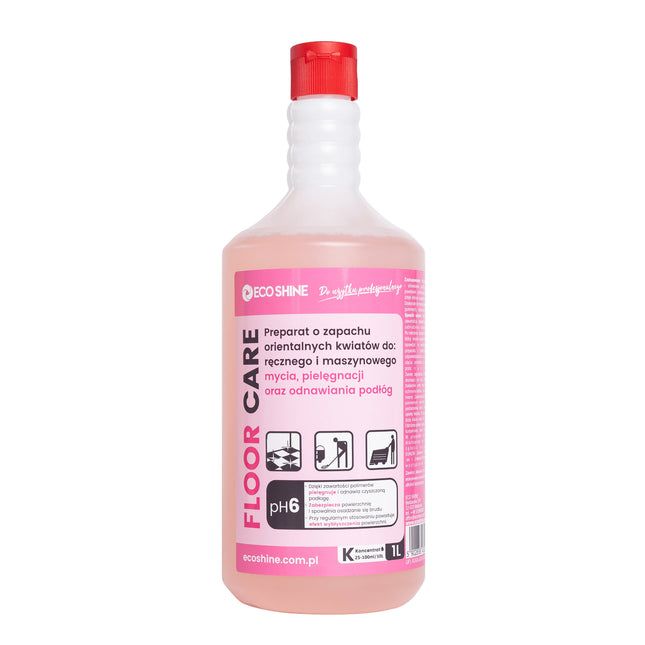 Eco Shine Floor Care - an oriental floral scented product for the care and renewal of floors