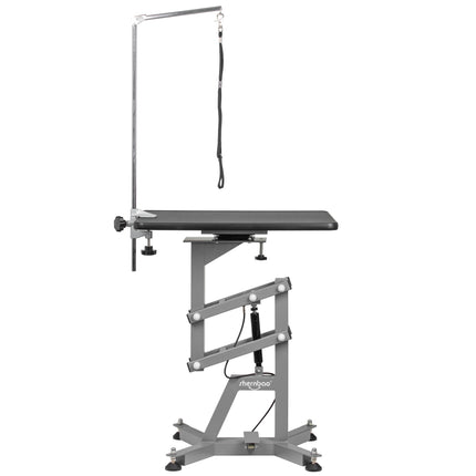 Shernbao Air Lifting Grooming Table - grooming table with pneumatic lift, black top