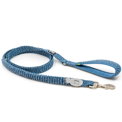 Hurtta Razzle Dazzle Spring Leash Blackberry - cushioned leash for puppies, with a soft handle