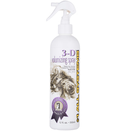 1 All Systems 3D Volumizing Spray - increases the volume of dog and cat fur