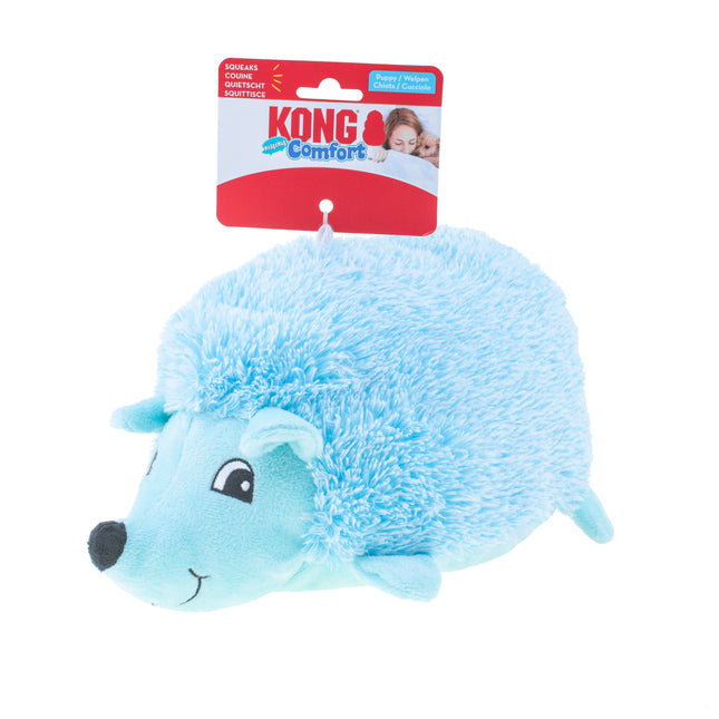 KONG Comfort HedgeHug Puppy - plush toy for puppies, hedgehog with squeaker