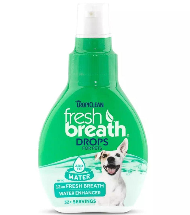 Tropiclean Fresh Breath Drops - refreshing breath drops for dogs and cats