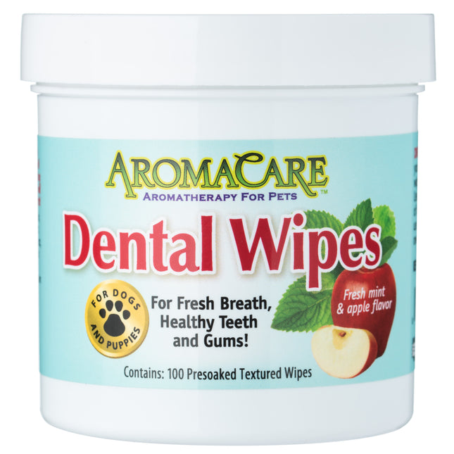 PPP AromaCare Dental Wipes 100 pcs - soaked cotton pads for cleaning the teeth of dogs and puppies