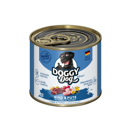 Doggy Dog Beef & Turkey - grain-free wet dog food with beef and turkey