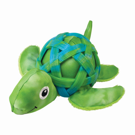 KONG Sea Shells Turtle - hollow ball turtle for dogs, crinkly