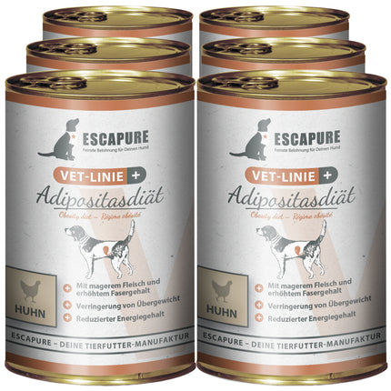 Escapure VET Obesity Diet Chicken - wet food for overweight dogs, chicken