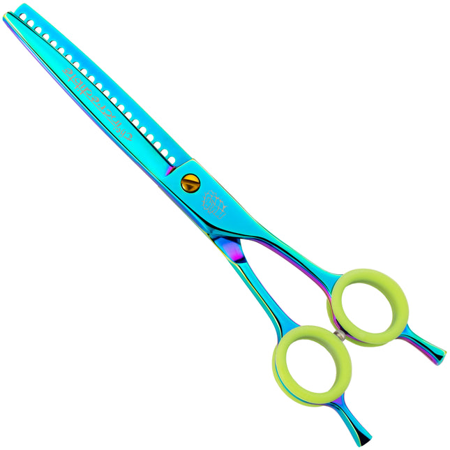 P&W Hulk Chunkers Scissors - single-sided thinning shears, 21 teeth