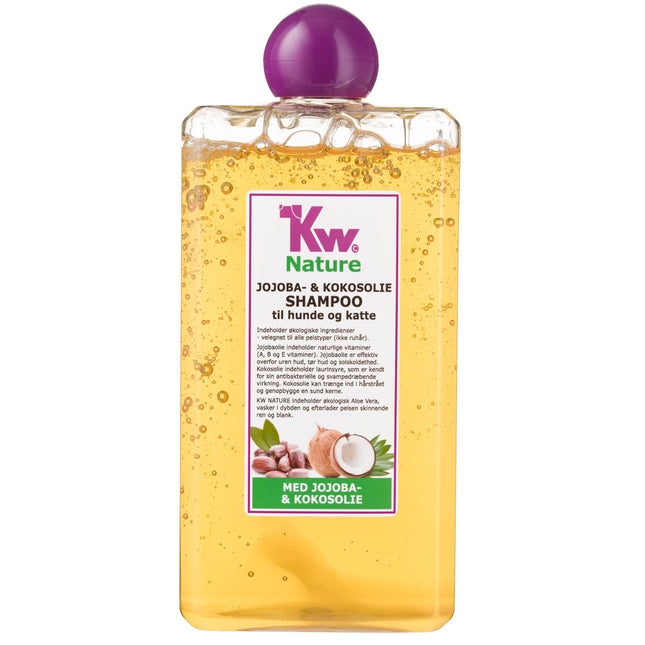 KW Nature Jojoba & Coconut Oil Shampoo - nourishing shampoo for dogs and cats, concentrate 1:3