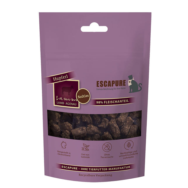 Escapure Hupferl Softies Lamb - meat treats for cats, lamb