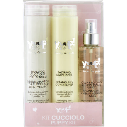 Yuup! Home Puppy Kit - puppy grooming set, shampoo + conditioner + perfume