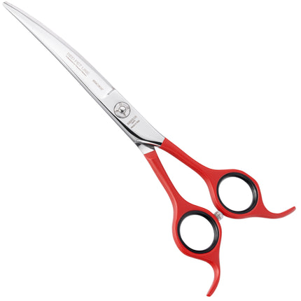 Henbor Pet Line Curved Scissors - professional pet grooming scissors, curved