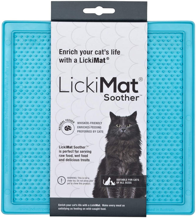 LickiMat Classic Soother Cat - licking mat for cats