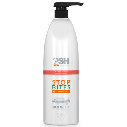 PSH Pro Stop Bites Shampoo - insect-repelling shampoo for dogs and cats with andiroba, concentrate 1:4