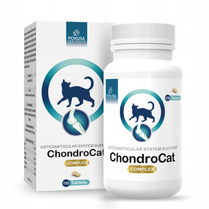 Pokusa ChondroCat 110tbl. - supplement supporting the skeletal and joint system in cats