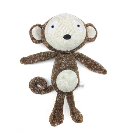 Cotton Monkey - cotton monkey, squeaky toy for dogs