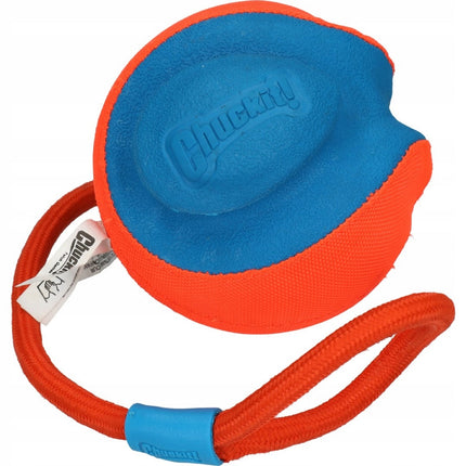 Chuckit! Rope Fetch - indestructible ball for dogs with a rope, for throwing, digging, and tugging