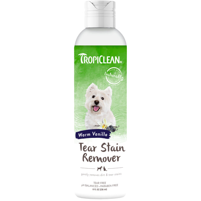 Tropiclean Tear Stain Remover Warm Vanilla - fur cleaning milk that removes stains