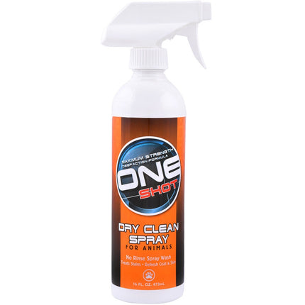 One Shot Dry Clean Spray Shampoo - professional dry shampoo for pets, eliminating unpleasant odors