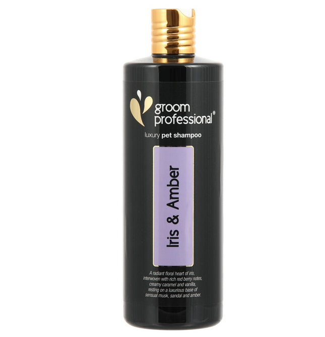 Groom Professional Iris & Luxury Shampoo - luxurious shine shampoo with notes of iris and amber, concentrate 1:20