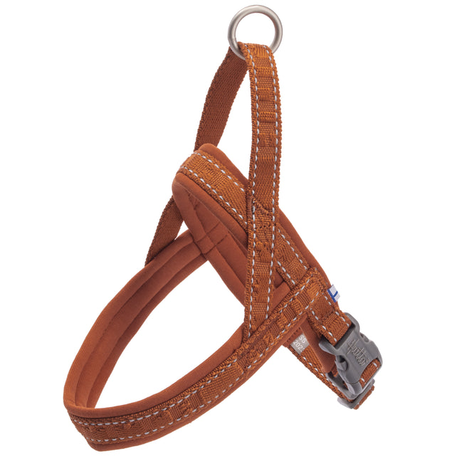 Hurtta Casual Eco Harness Cinnamon - Norwegian harness for dogs made from recycled materials - 60 - 70