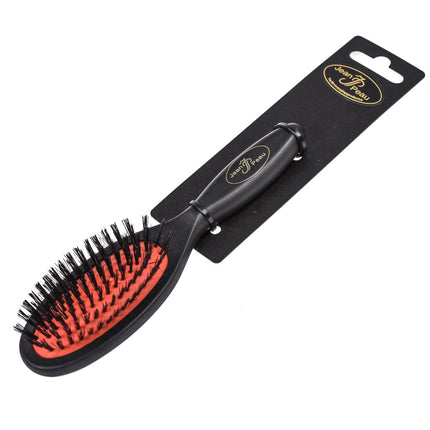 Jean Peau Professional Brush - high-quality brush with natural boar bristles, for short-haired breeds