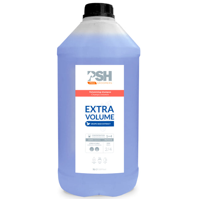 PSH Pro Extra Volume Shampoo - pet and cat fur volumizing shampoo, concentrate 1:4