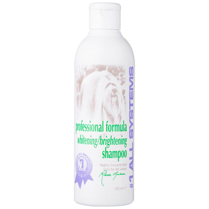 1 All Systems Professional Formula Whitening Shampoo - shampoo that removes discoloration from all fur