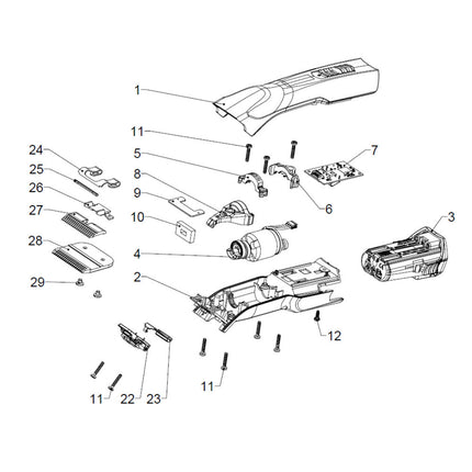 Front engine handle for Heiniger Opal clippers