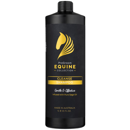 ProGroom Equine Collection Cleanse Shampoo - cleansing and whitening shampoo for horses, concentrate