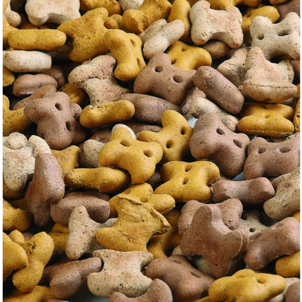 Flamingo Crunch Biscuits Mini Bones - crunchy biscuits for dogs, vegetarian