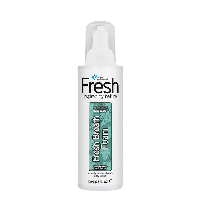 Groom Professional Fresh Breath Foam - oral hygiene product for dogs, refreshes breath