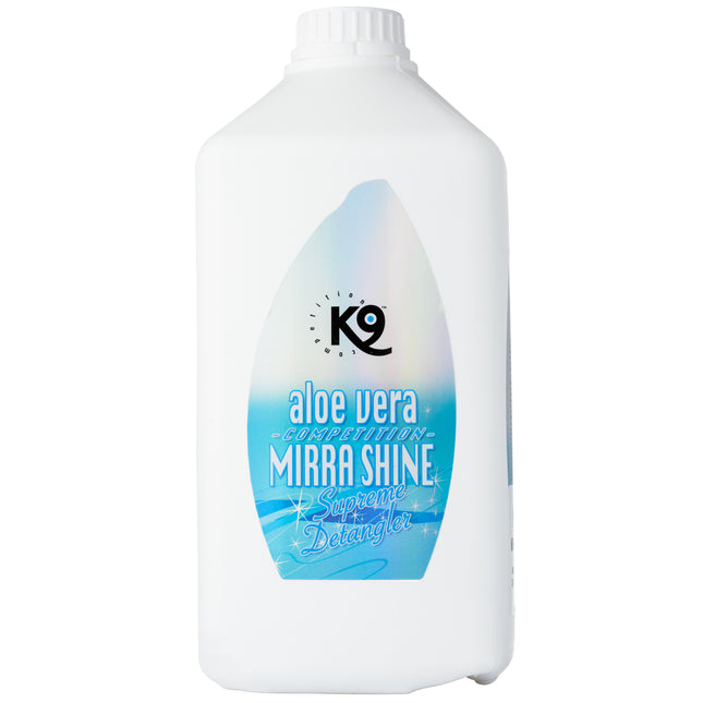 K9 Horse Mirra Shine Spray - anti-static shine spray that makes brushing easier, for dogs and horses - 2.7L