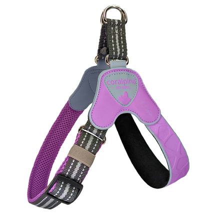 Coralpina Faloria Adjustable Harness Lilac - adjustable harness for small and medium dogs, purple