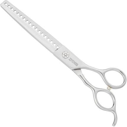 Yento Fanatic Series Chunker - professional single-sided thinning shears made of carbon stainless steel, 18 teeth