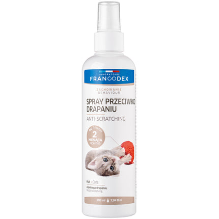 Francodex Anti-Scratching Spray - Prevents Cats from Scratching Objects with Lemon and Lavender Oil