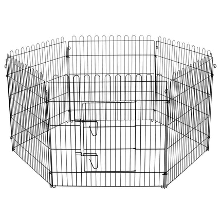 Flamingo Puppy Run Jax S - metal playpen for puppies, 6 panels with height