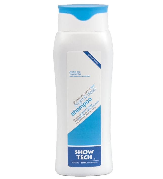 Show Tech Bright & Clean Shampoo - color-enhancing fur shampoo, concentrate 1:5