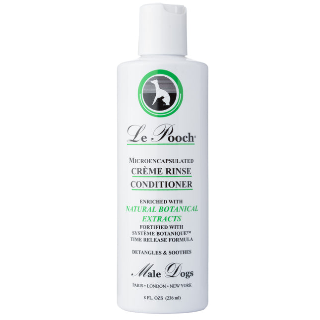 Les Poochs Le Creme Rinse Conditioner (Men's) - luxurious, gentle conditioner for long-haired dog breeds, concentrate 1:4