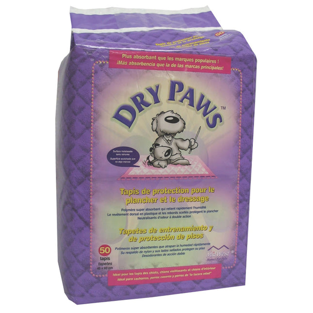 MidWest Dry Paws - absorbent pads for pets - 50 pcs