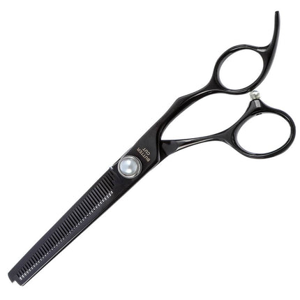 Geib Black Pearl Thinners - professional single-sided thinning shears made of cobalt steel - 47 teeth