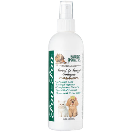 Nature's Specialties Sweet & Sassy Cologne - fragrance water for dogs and cats, almond-floral.