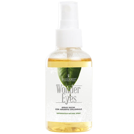 FluidoPet Wonder Eyes Spray - natural antibacterial spray for pet eye hygiene, with colloidal silver