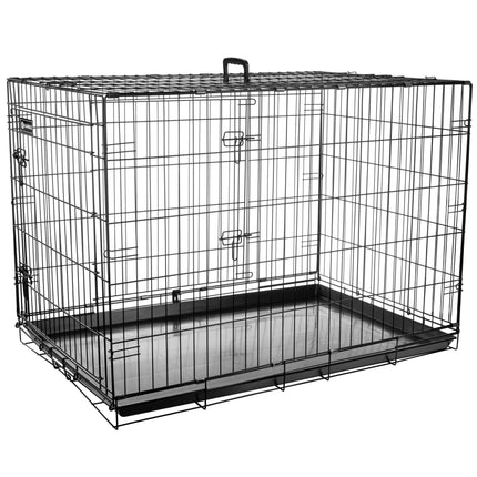 Flamingo Ebo - metal dog crate, XL: