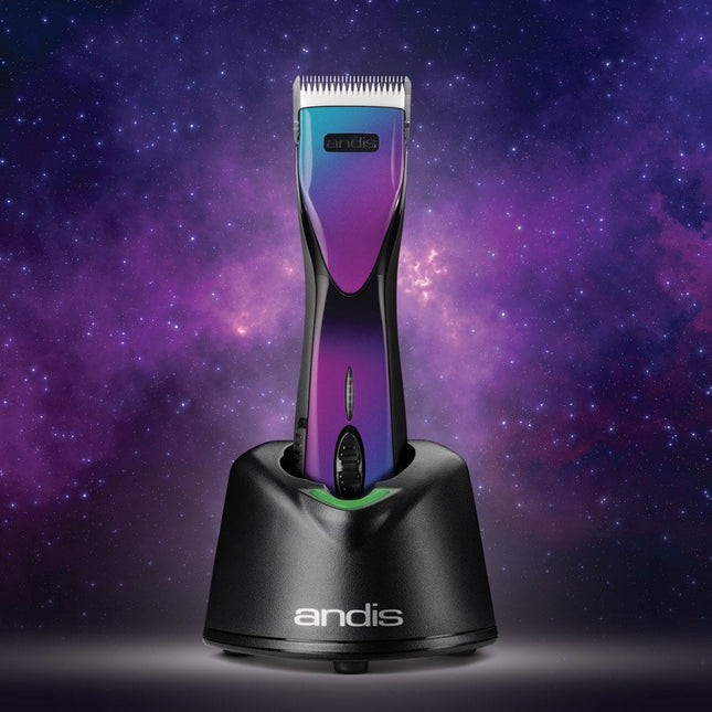 Andis Pulse ZR II Galaxy - professional cordless clipper, 5-speed with batteries and CeramicEdge blade (1.5mm)