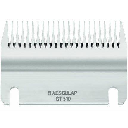 Lower blade (GT510) for all Aesculap horse clippers, 24 teeth/5mm