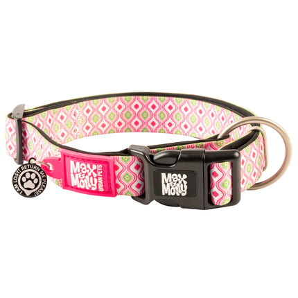 Max & Molly GOTCHA! Smart ID Retro Collar - collar with smart Tag for dogs