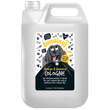 Bugalugs Mango & Banana Cologne - refreshing scented spray for dogs with a fruity fragrance