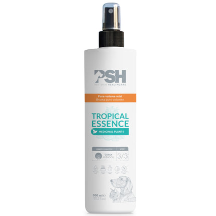 PSH Home Tropical Essence Mist - lightweight conditioner for curly fur of dogs and cats, no rinse required