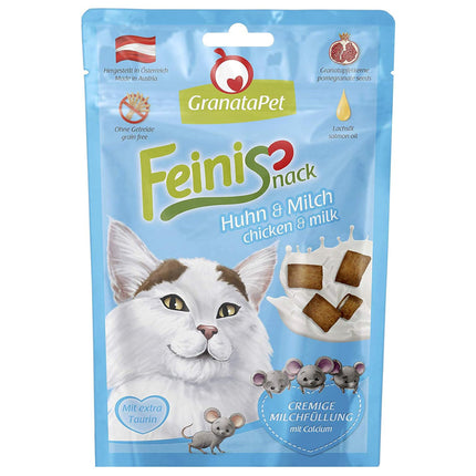 GranataPet FeiniSnack Chicken & Milk - crunchy treats for cats, chicken and milk