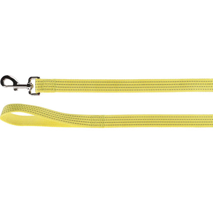 Flamingo Leash Ziggi Reflective Yellow - reflective neon dog leash, yellow, 100cm